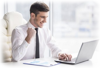 Professionnel heureux